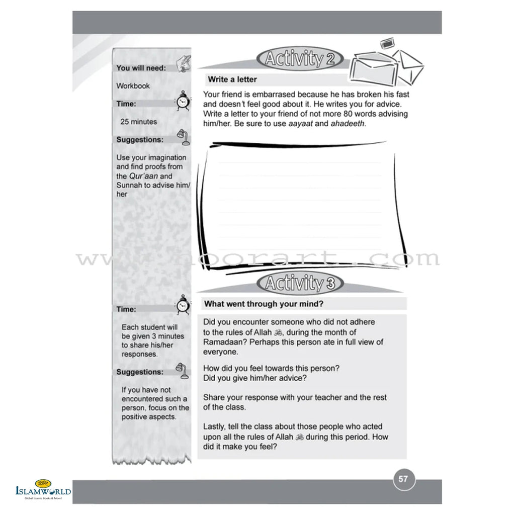 Islamic Studies (Ico) – Grade 6 – Part 2 – Activity Textbook - Buy Online In India