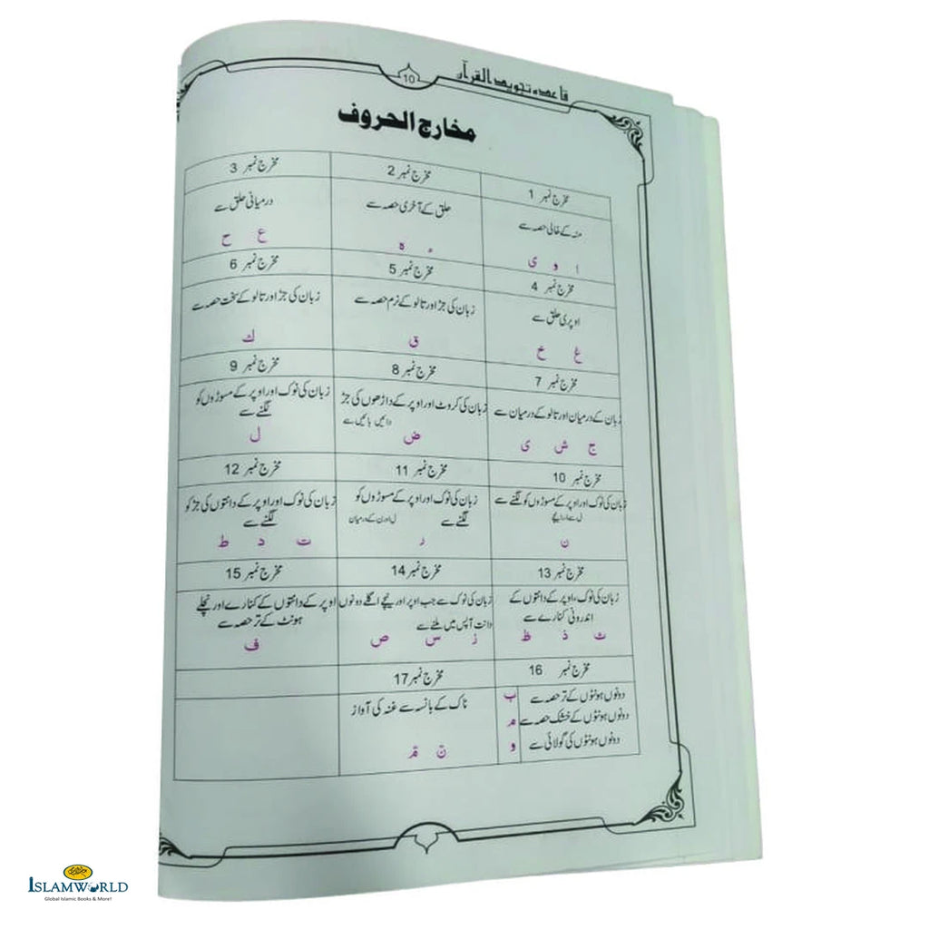 Qaidah Tajweed Ul Quran - Buy Online In India