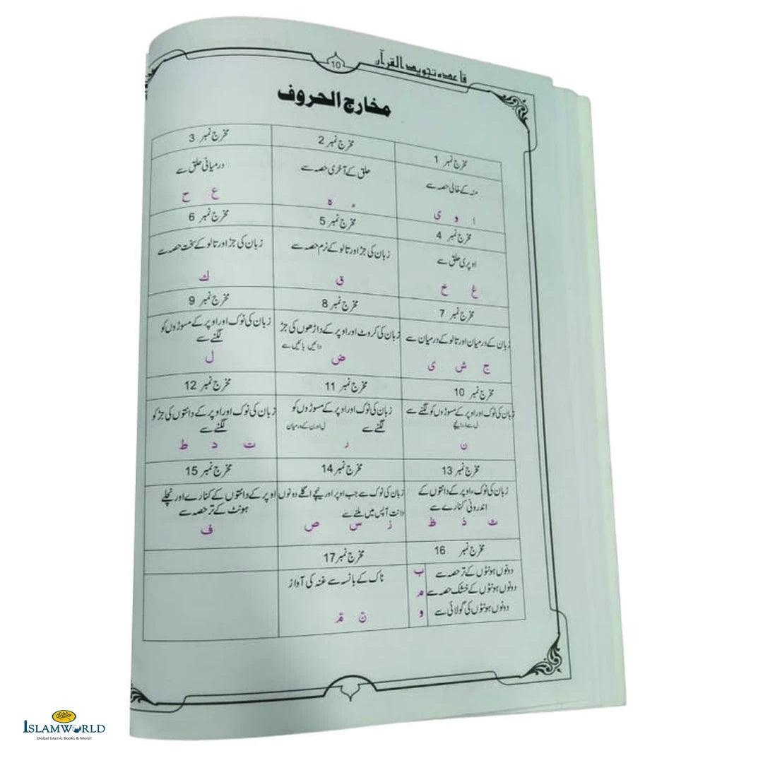 Qaidah Tajweed Ul Quran - Buy Online In India