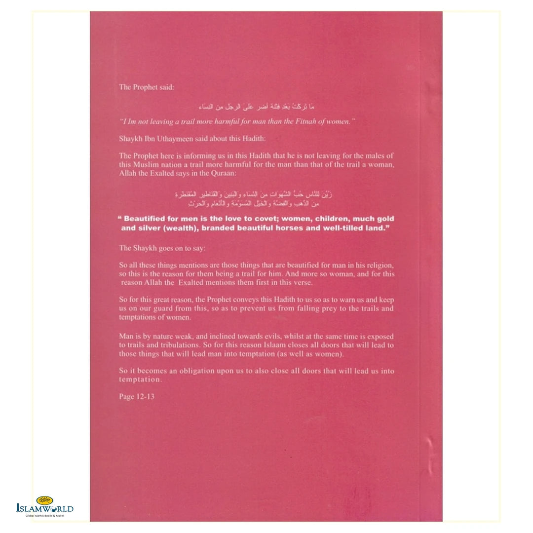 How to Protect Yourself from the Fitnah of the Women - Buy Online In India