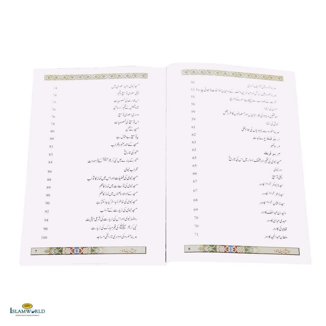 Tareekh Madinah Munawwarah (Urdu) - Buy Online In India