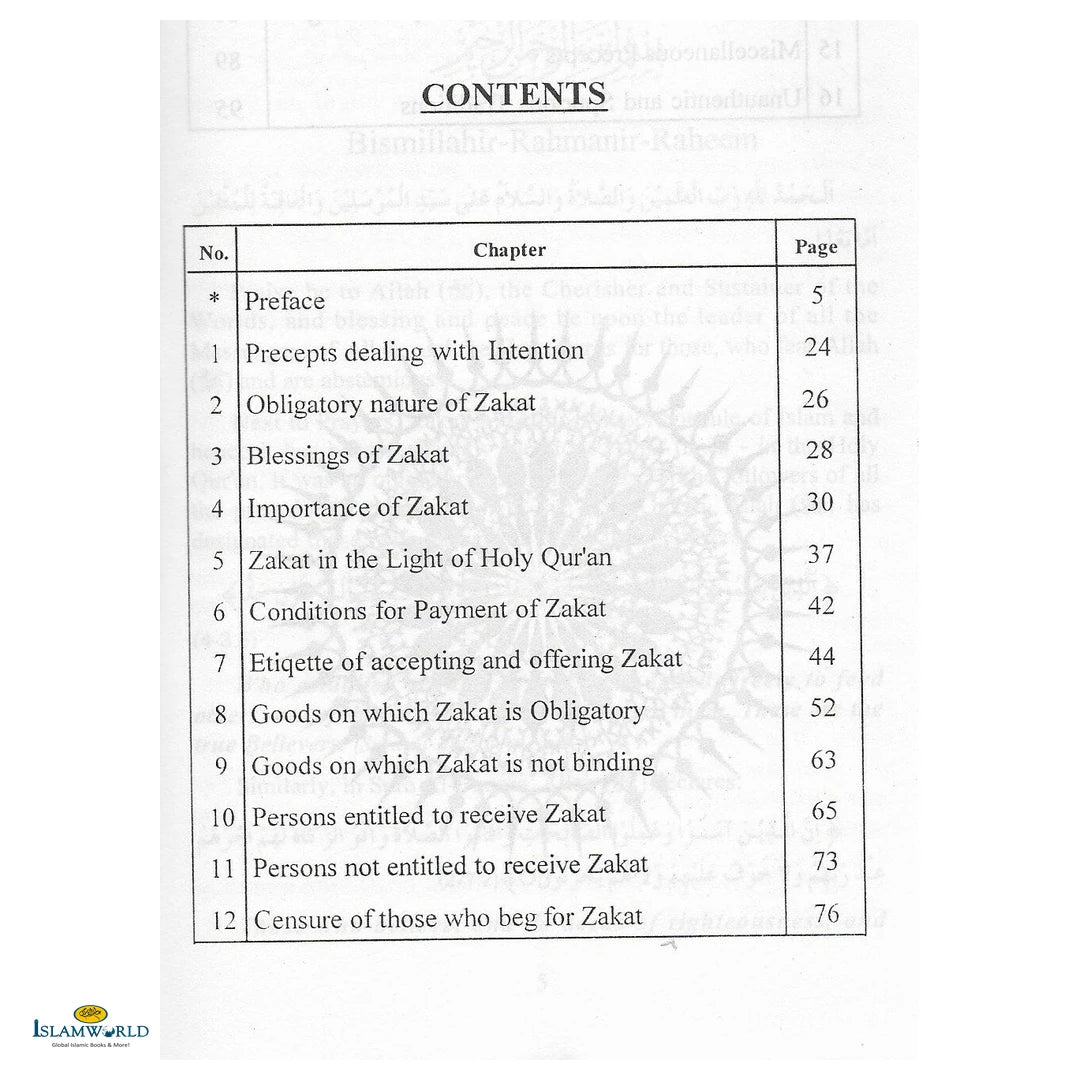 The Book of Zakat - Buy Online In India