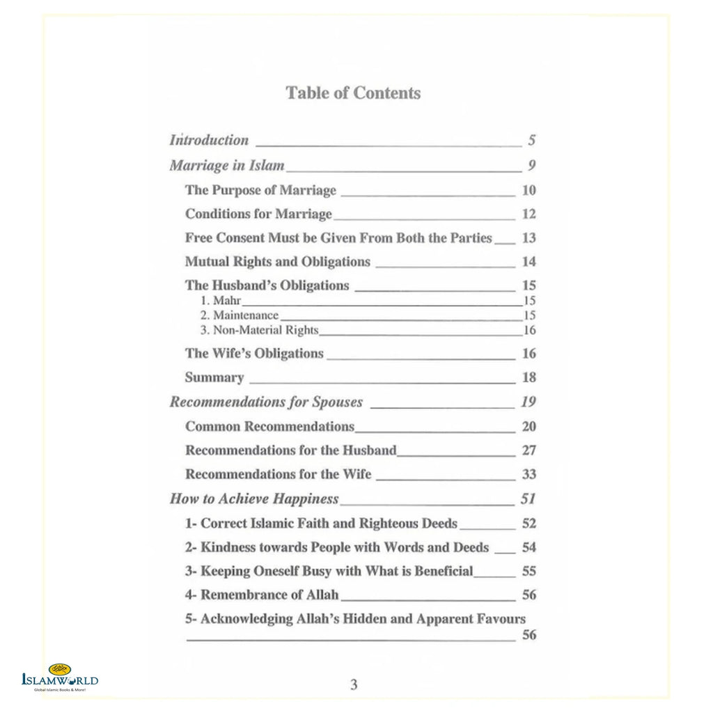 The Harmony of Marriage in Islam - Buy Online In India