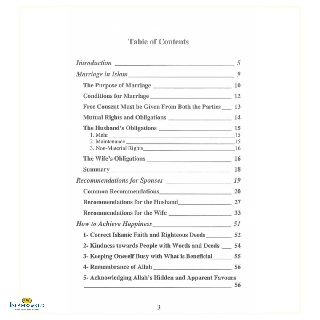 The Harmony of Marriage in Islam - Buy Online In India
