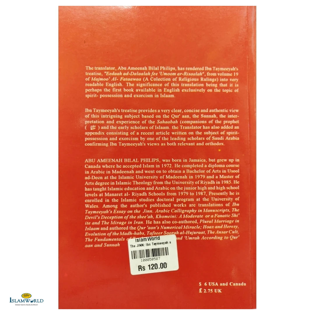 Ibn Taymeeyah's Essay On The Jinn (Demons) - Buy Online In India