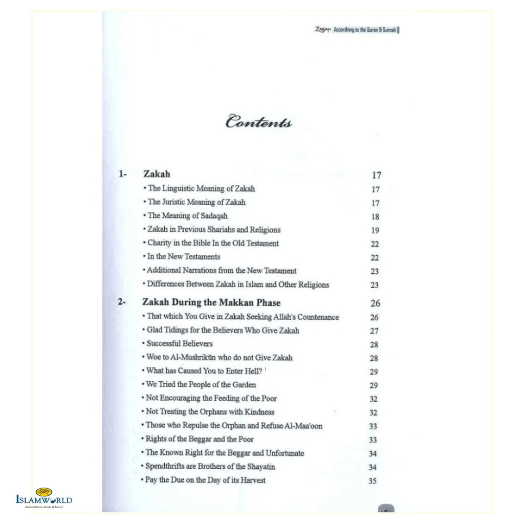Zakah According To The Quran & Sunnah - Buy Online In India