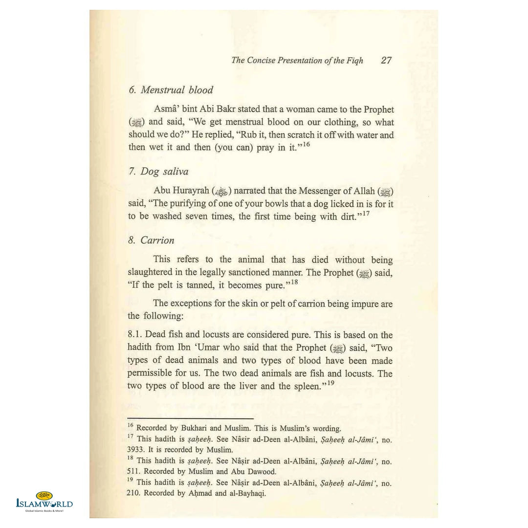 The Concise Presentation of the Fiqh of the Sunnah and the Noble Book - Buy Online In India