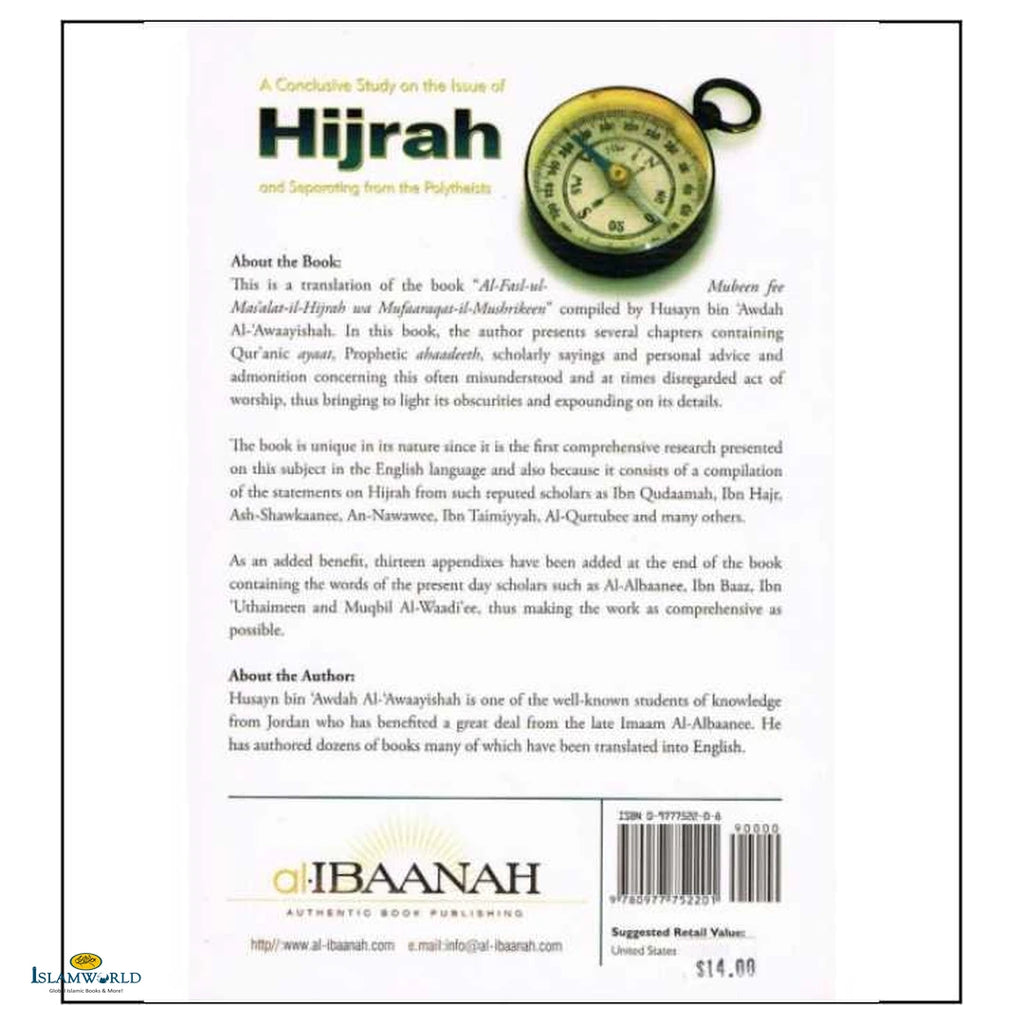 Conclusive Study on Issues of Hijrah and Separating from the Polytheists - Buy Online In India