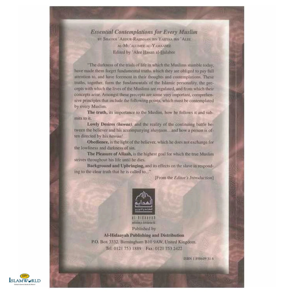 Essential Contemplations for Every Muslim - Buy Online In India