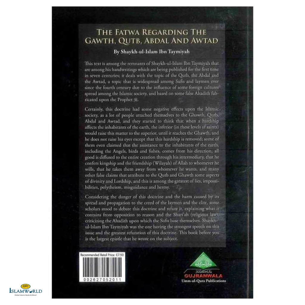 The Fatwa Regarding The Gawth Qutb Abdal And Awtad - Buy Online In India