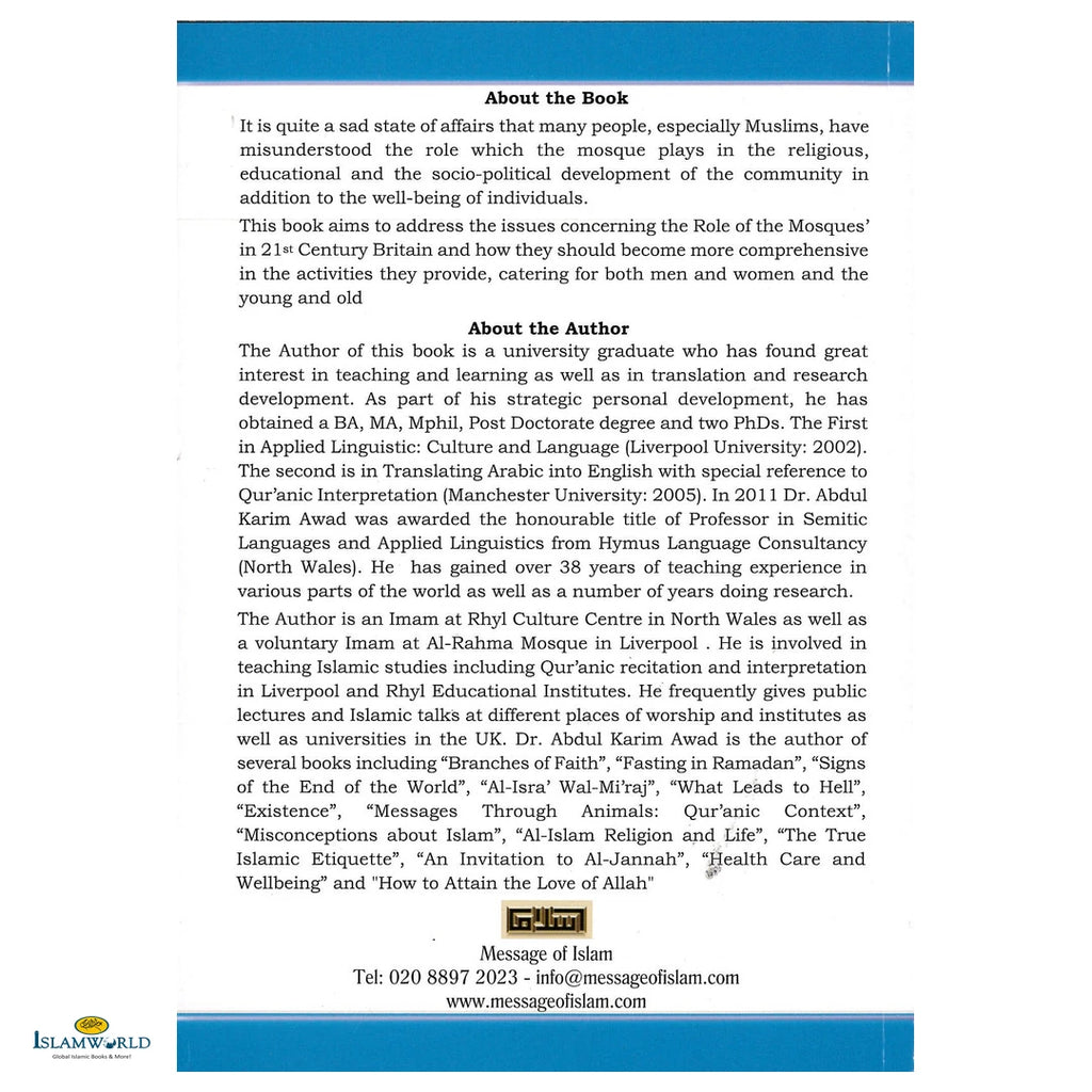 The Role of The Mosque in 21st Century Britain - Buy Online In India