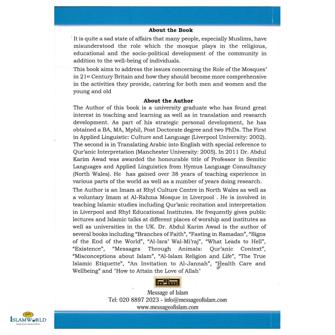 The Role of The Mosque in 21st Century Britain - Buy Online In India