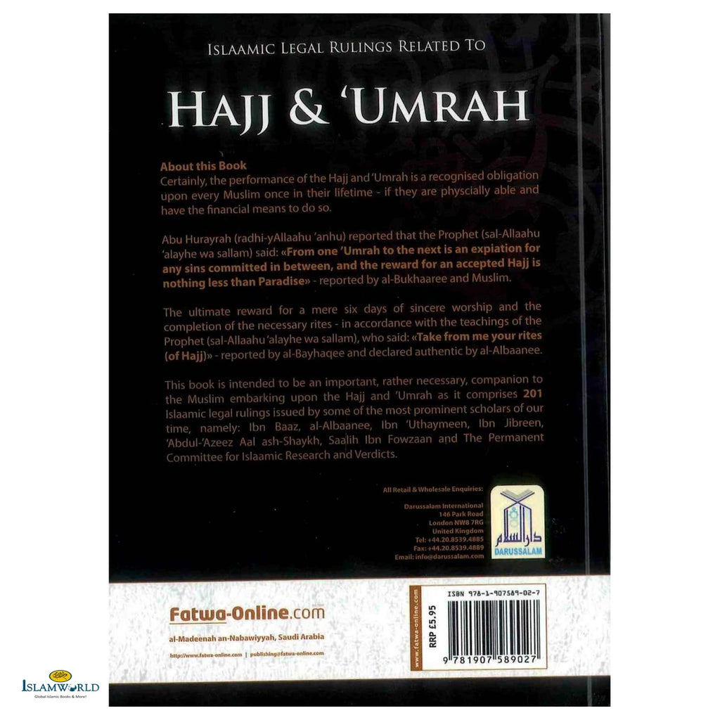 Islamic Legal Rulings Related to Hajj & Umrah : Volume One - Buy Online In India
