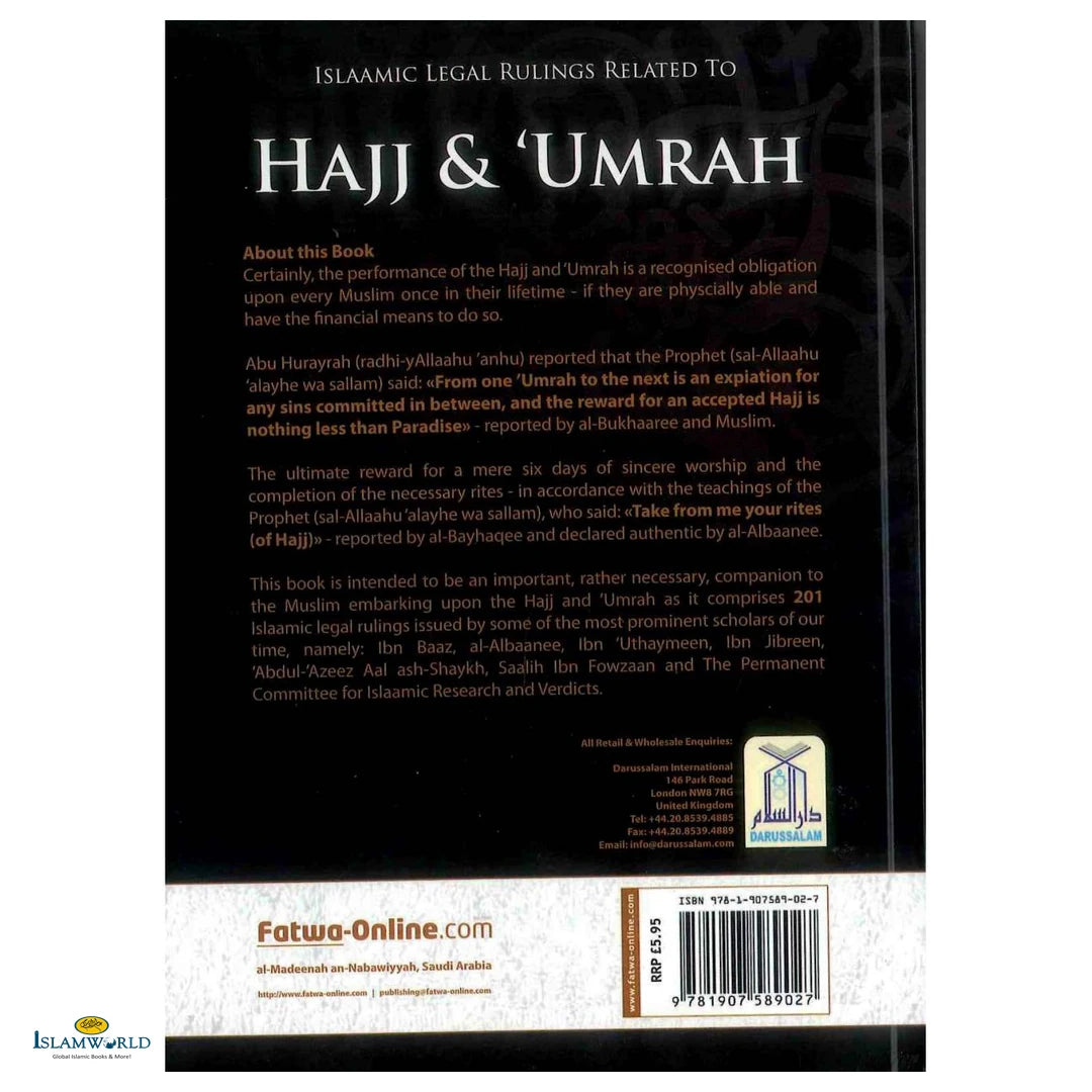 Islamic Legal Rulings Related to Hajj & Umrah : Volume One - Buy Online In India
