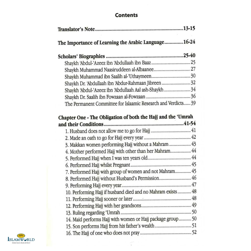 Islamic Legal Rulings Related to Hajj & Umrah : Volume One - Buy Online In India