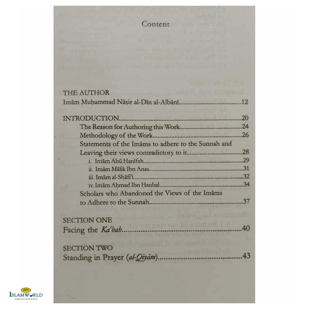 Description of the Prophet's Prayer - Buy Online In India