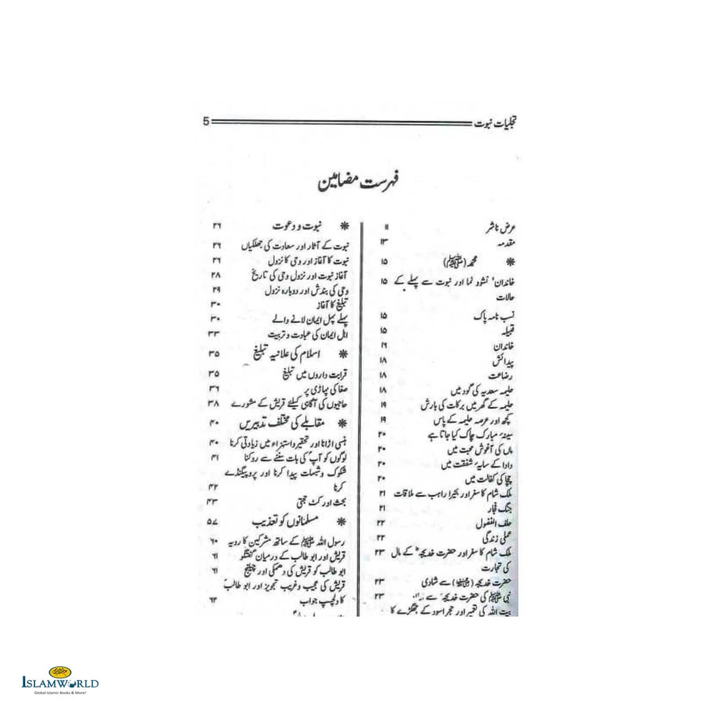 Tajalliyat E Nabuwwat Wa Mehr E Nabuwwat - Buy Online In India