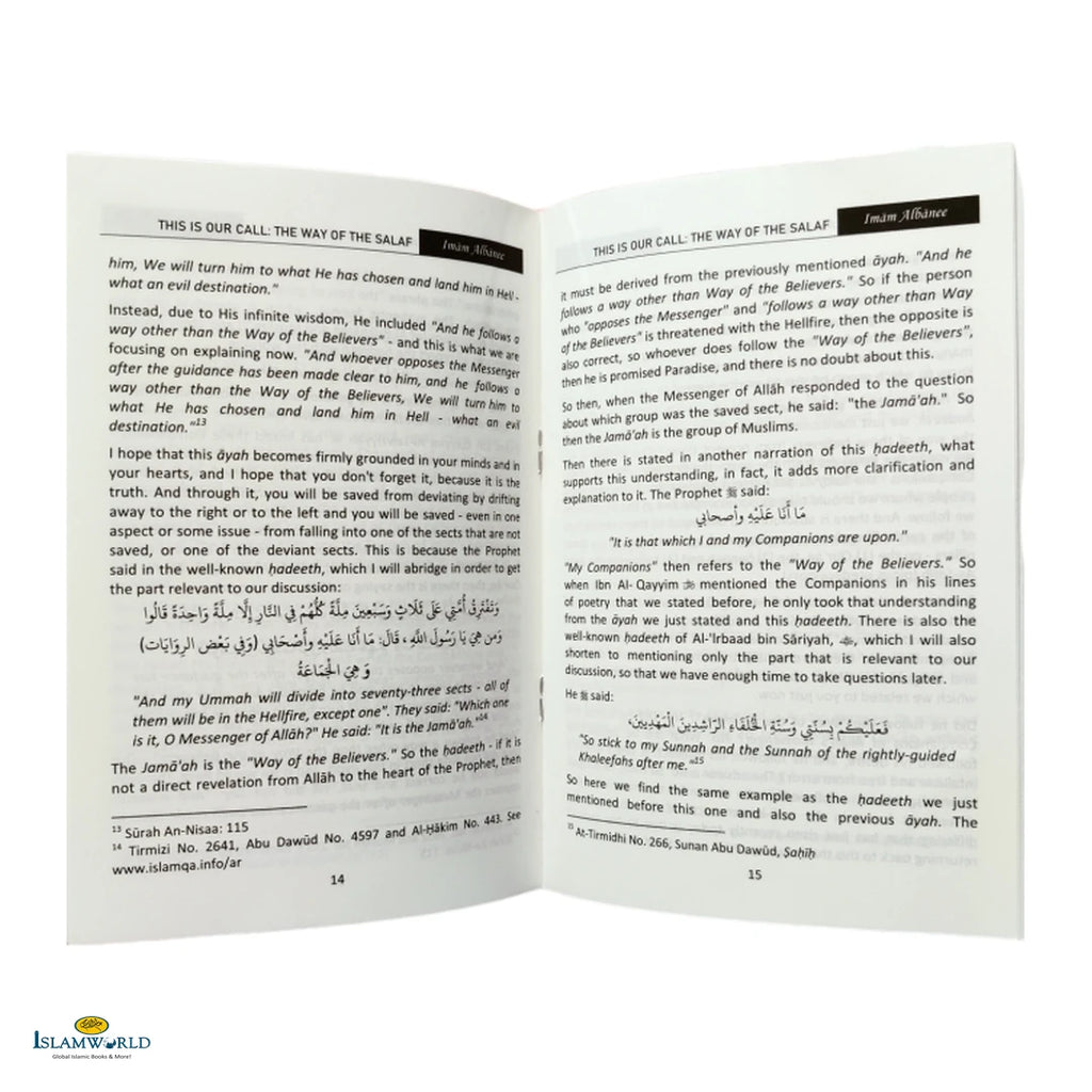 This Is Our Call (The Way of the Salaf) - Imam Nasiruddin Al-Albanee - Buy Online In India