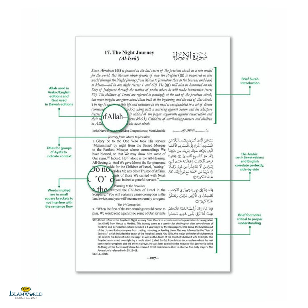 The Clear Quran : With Arabic Text (Hardcover) | Parallel Edition - Buy Online In India