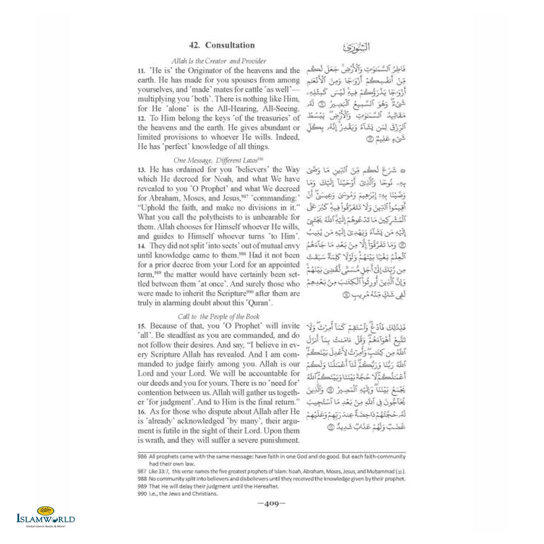 The Clear Quran : With Arabic Text (Hardcover) | Parallel Edition - Buy Online In India