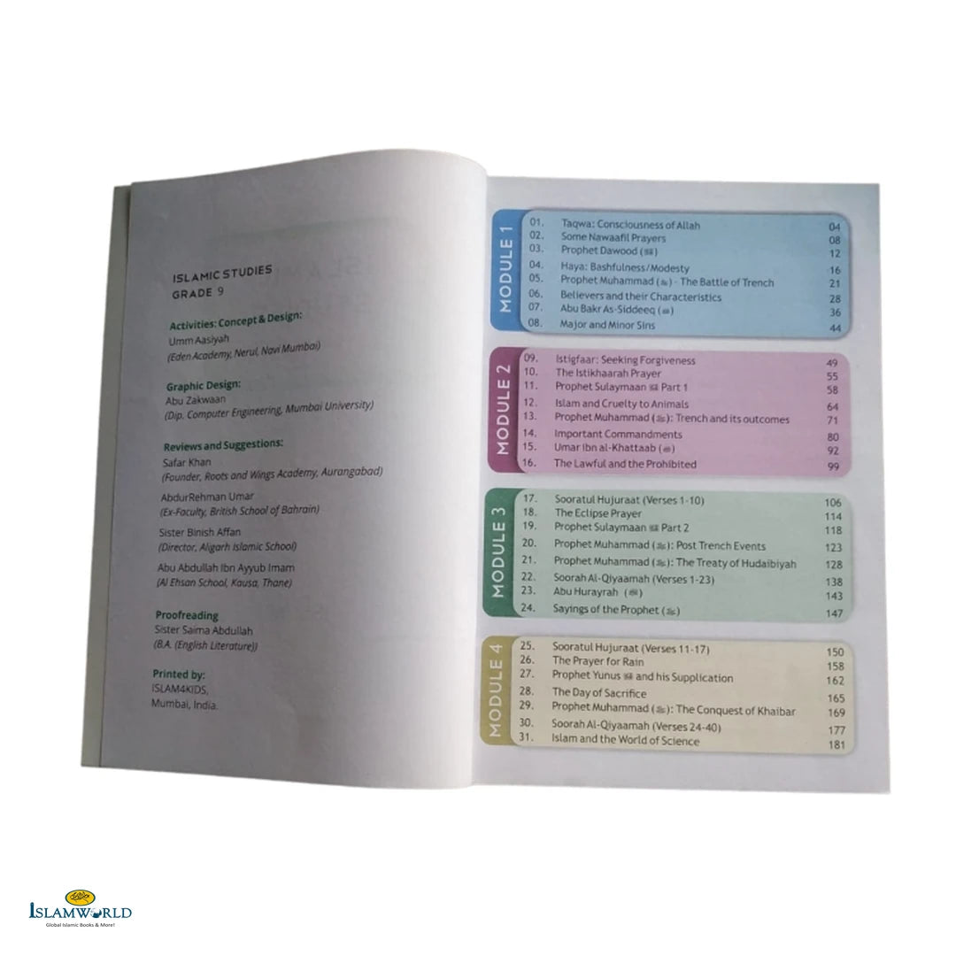 Islamic Studies by Maulvi Abdul Aziz : Book 9 - Buy Online In India