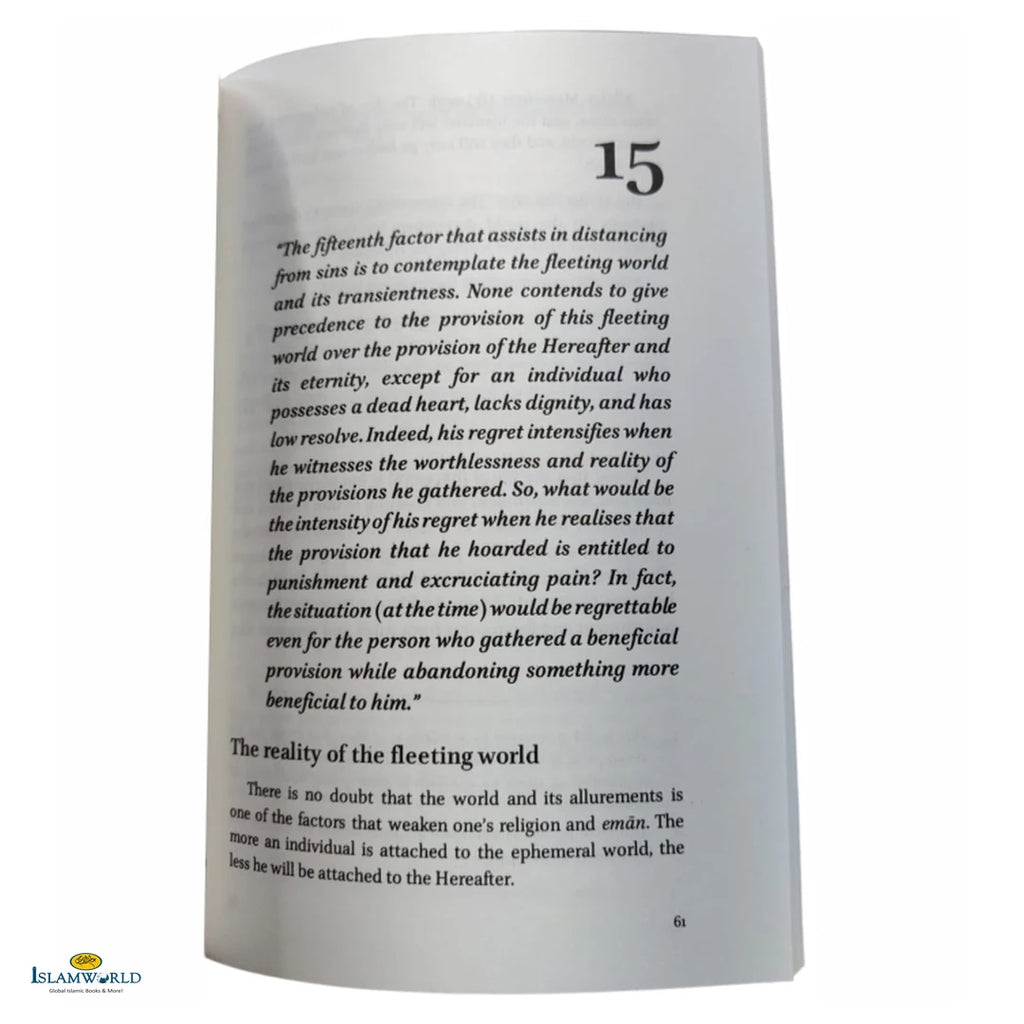 Imam Ibn Al-Qayyim on Factors That Assist in Distancing from Sins - Buy Online In India