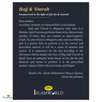 Hajj and Umrah Summarized in the Light of Quran and Sunnah - Buy Online In India