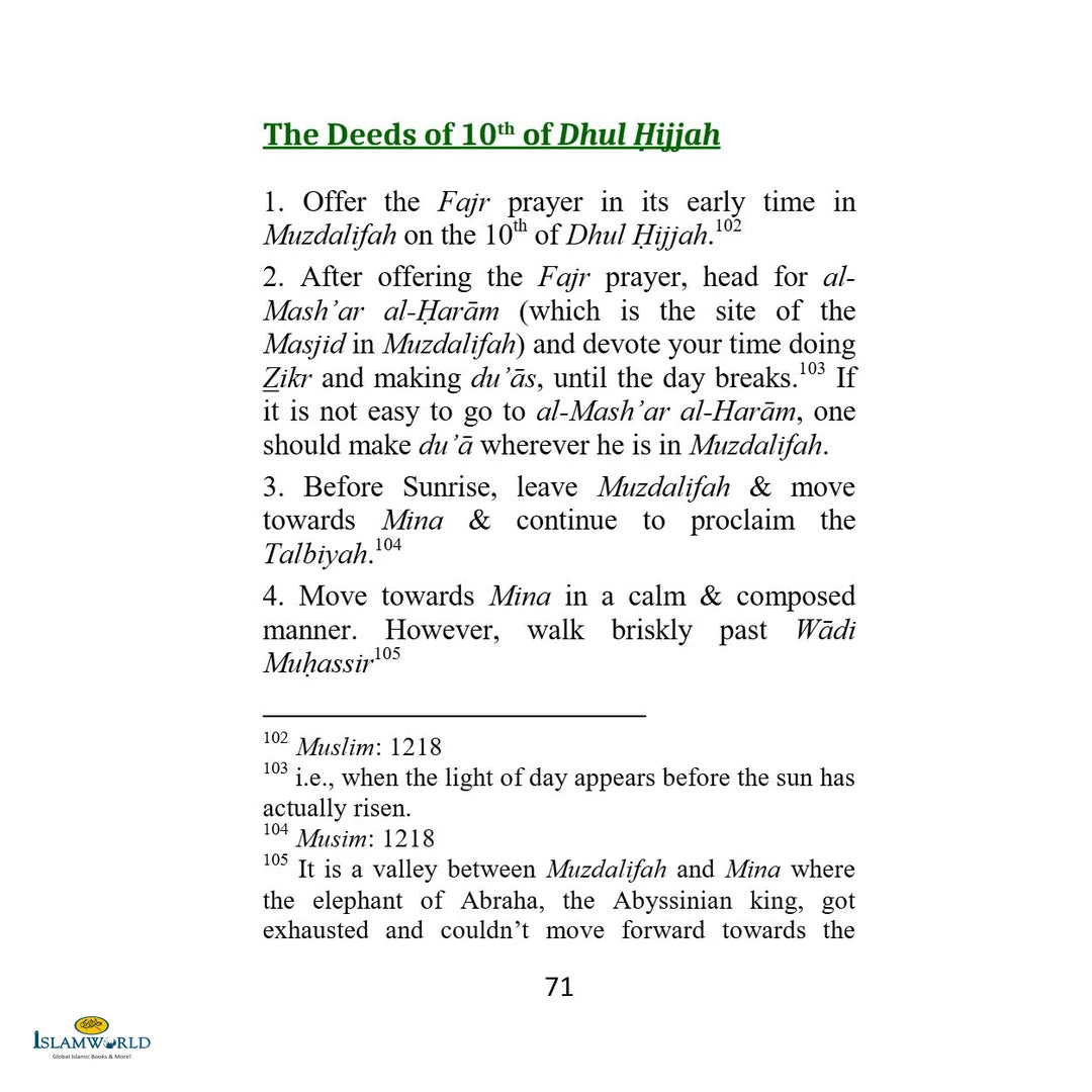 Hajj and Umrah Summarized in the Light of Quran and Sunnah - Buy Online In India