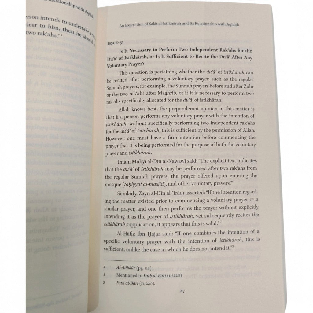 An Exposition of Salat al-Istikharah and it's relationship with Aqidah