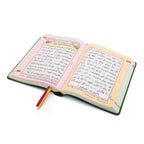 HOLY QURAN NO. 23 CC FLEXI LEATHER GREEN