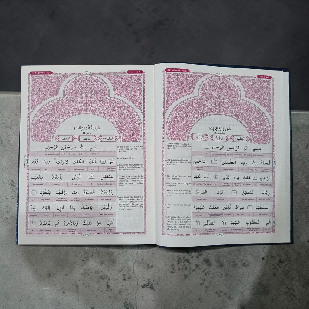 The Glorious Qur'an Word for Word Translation Volume 1 & 2