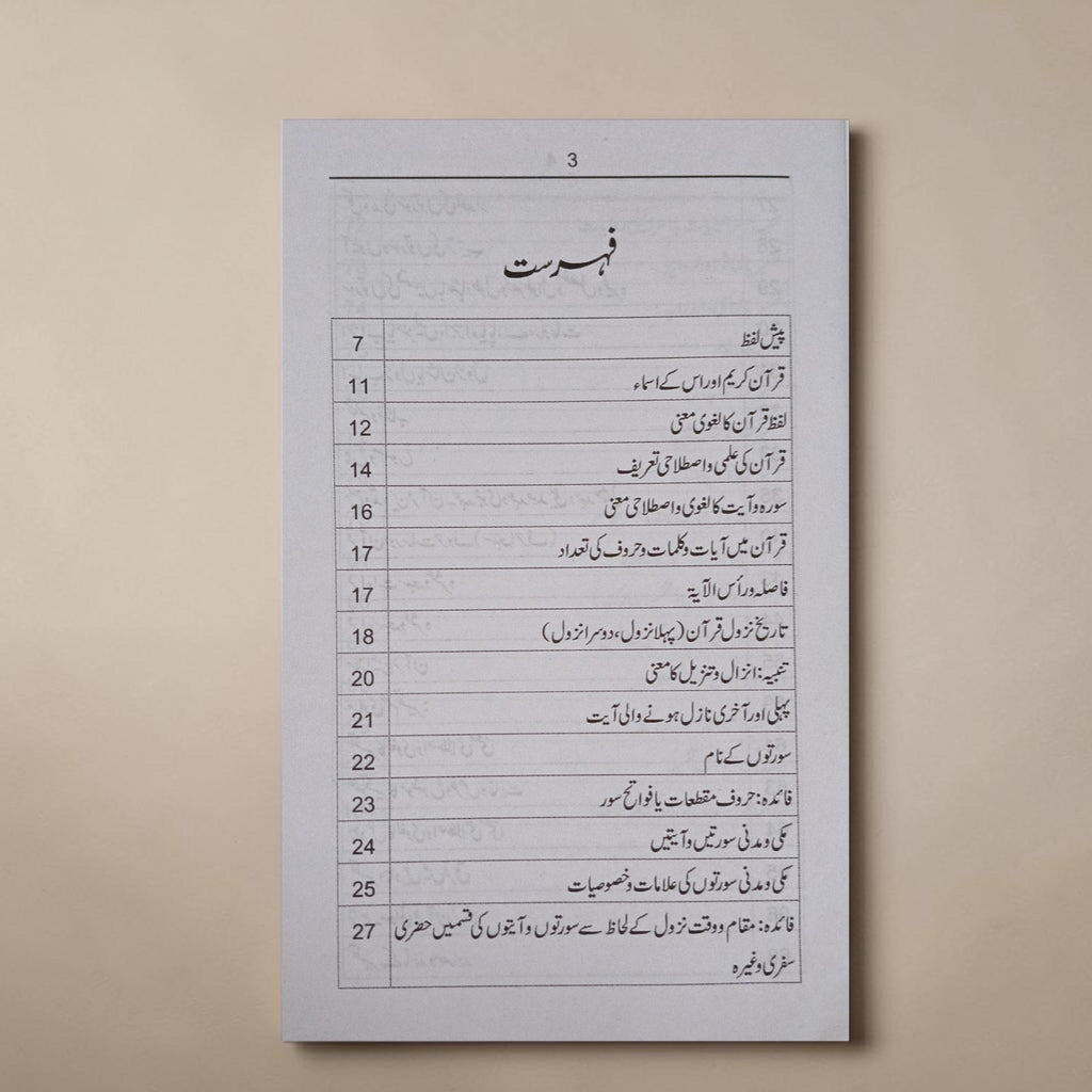 Mabadi Uloom-e-Quran wa Tafsir