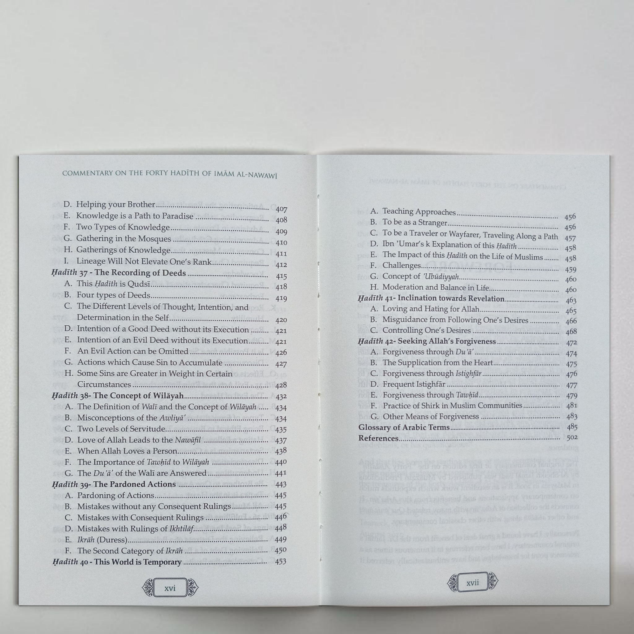 Commentary on The Forty Hadith of Imam Al-Nawawi