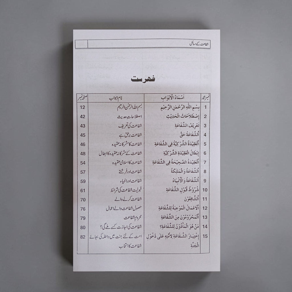 Shafa'at ka Bayan