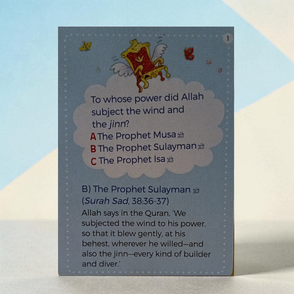 The Prophets Quiz Cards