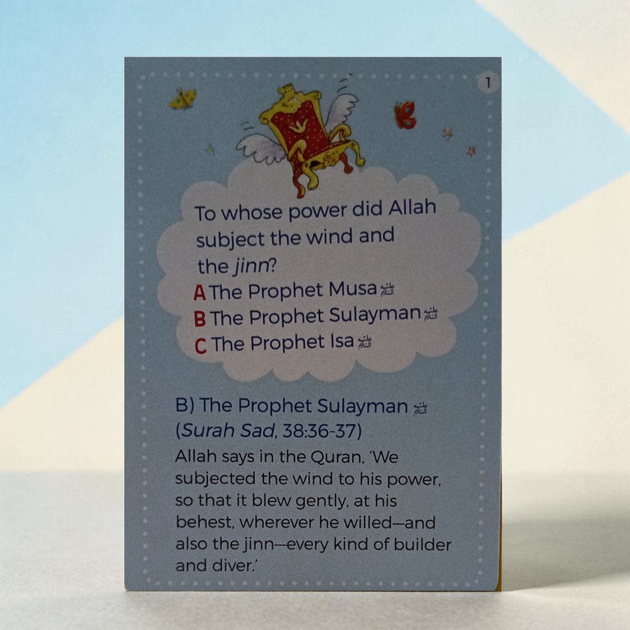 The Prophets Quiz Cards