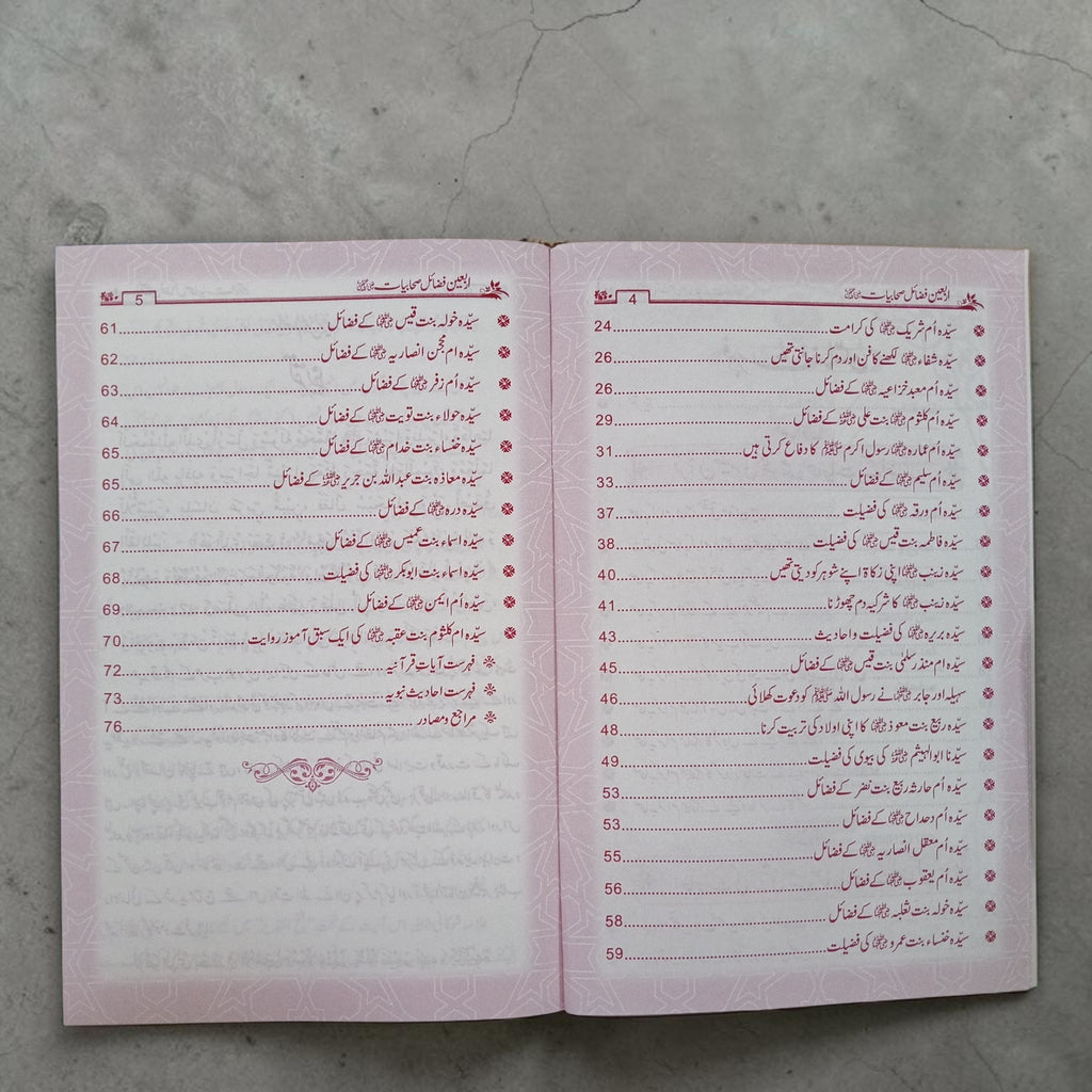 Arbaeen Fazail-e-Sahabiyat