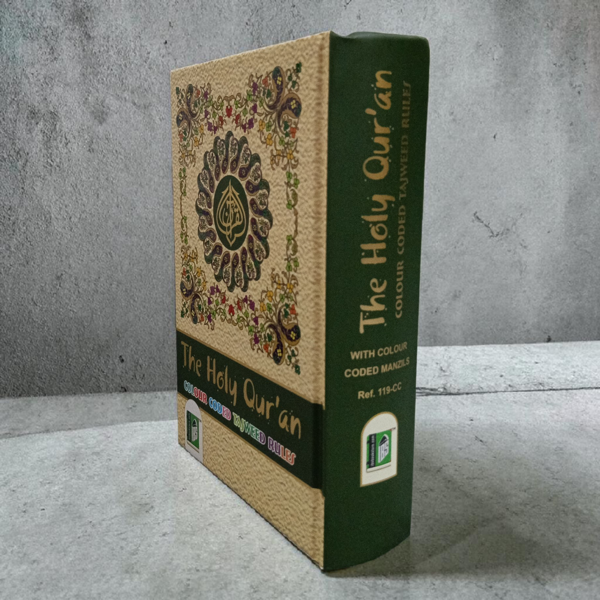 The Holy Qur'an Colour Coded Tajweed Rules 13 lines