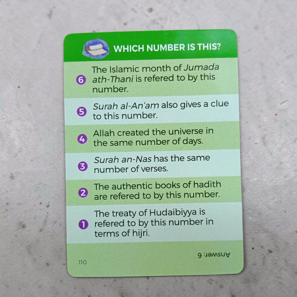 Quran Knowledge Game