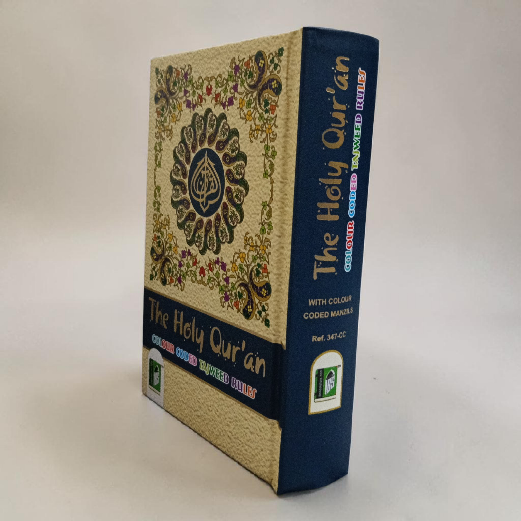 The Holy Qur'an Colour Coded Tajweed Rules 15 lines