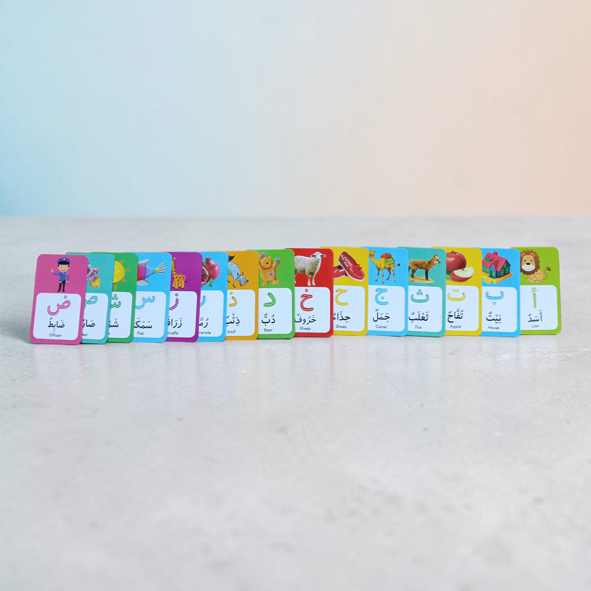 Activity Flash Cards Arabic Alphabet