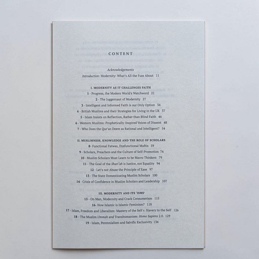 A Muslim Guide to Modernity