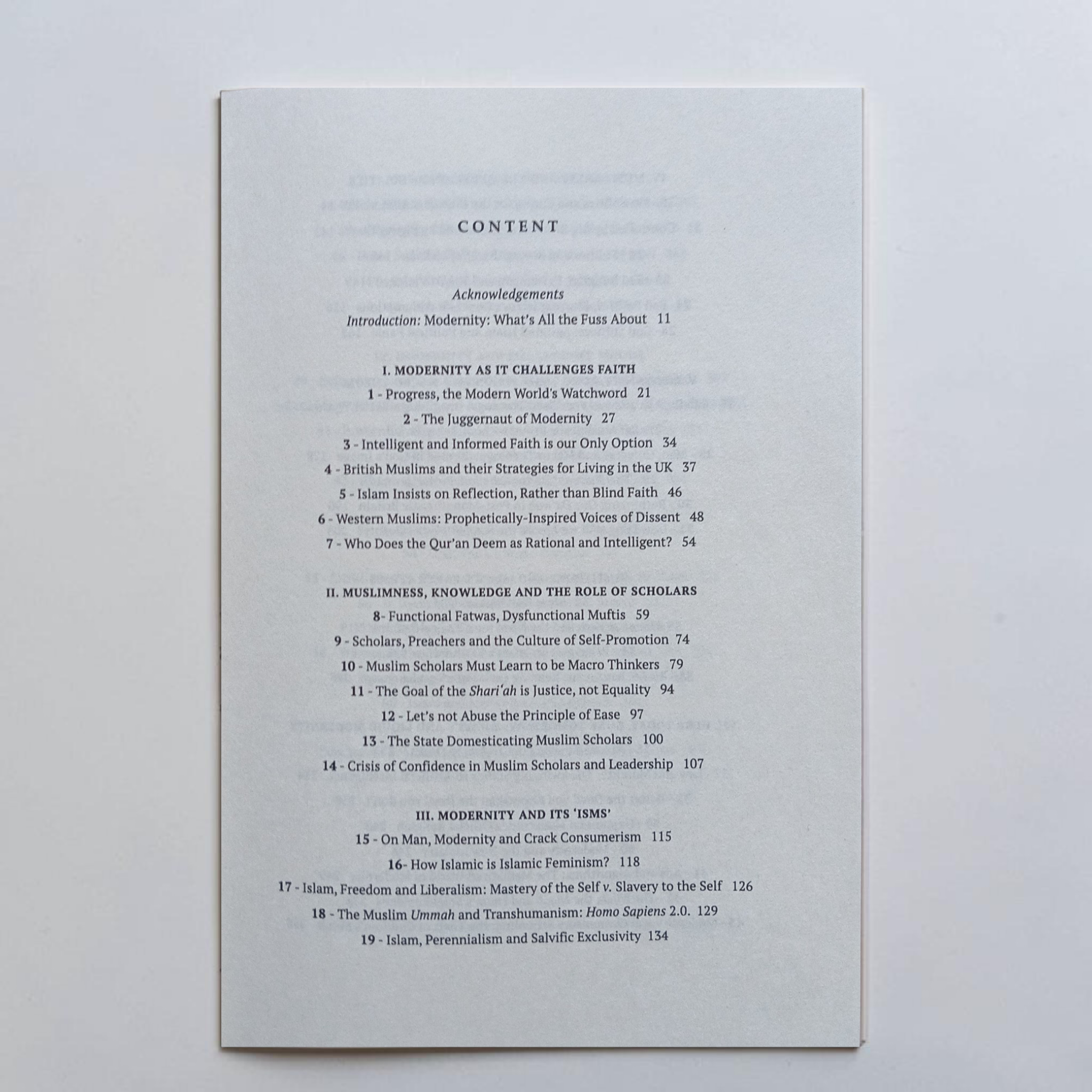 A Muslim Guide to Modernity