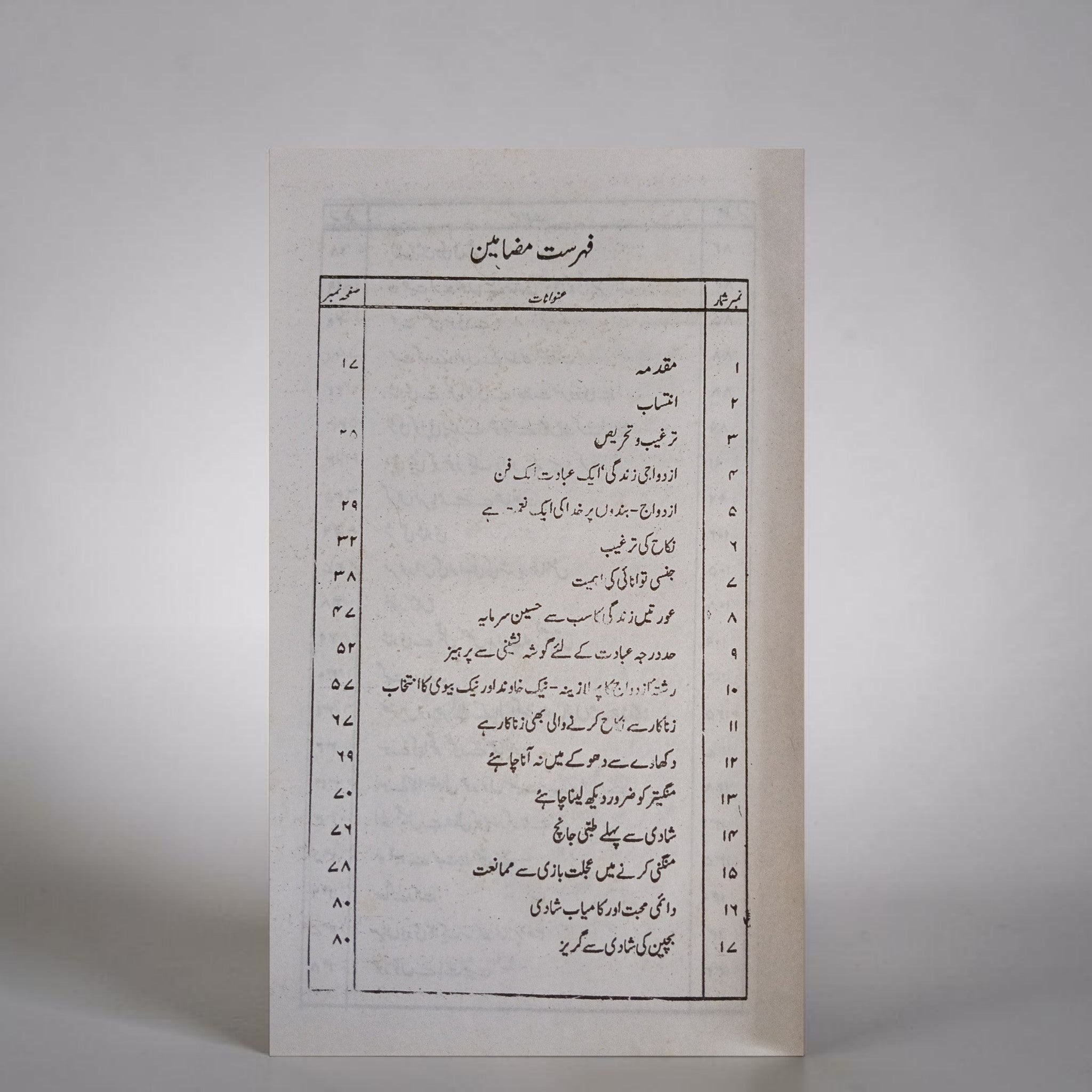 Tohfatul Uroos