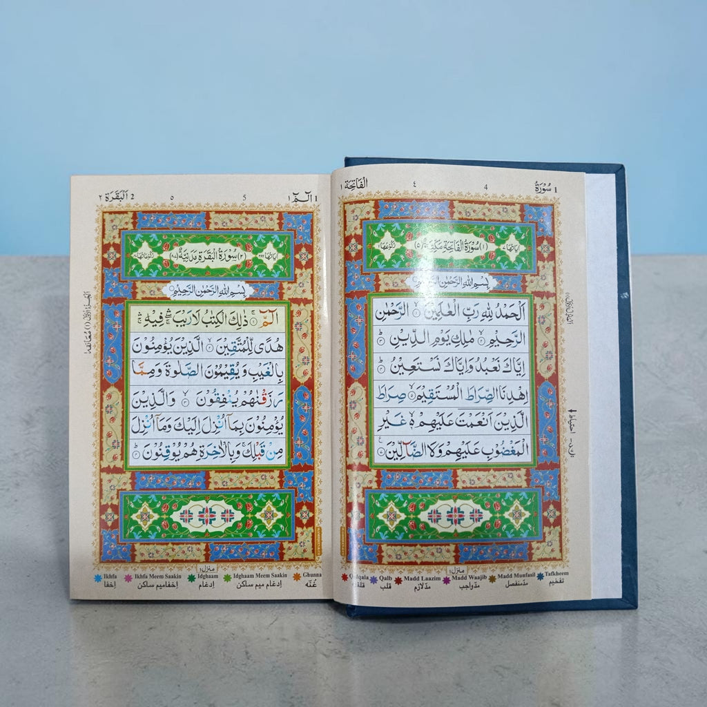 The Holy Qur'an Colour Coded Tajweed Rules 23