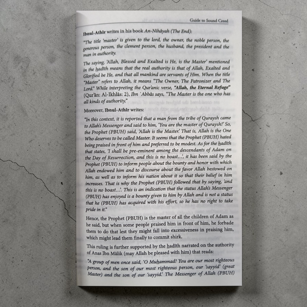 Guide to Sound Creed A Book on Muslim Creed and Faith