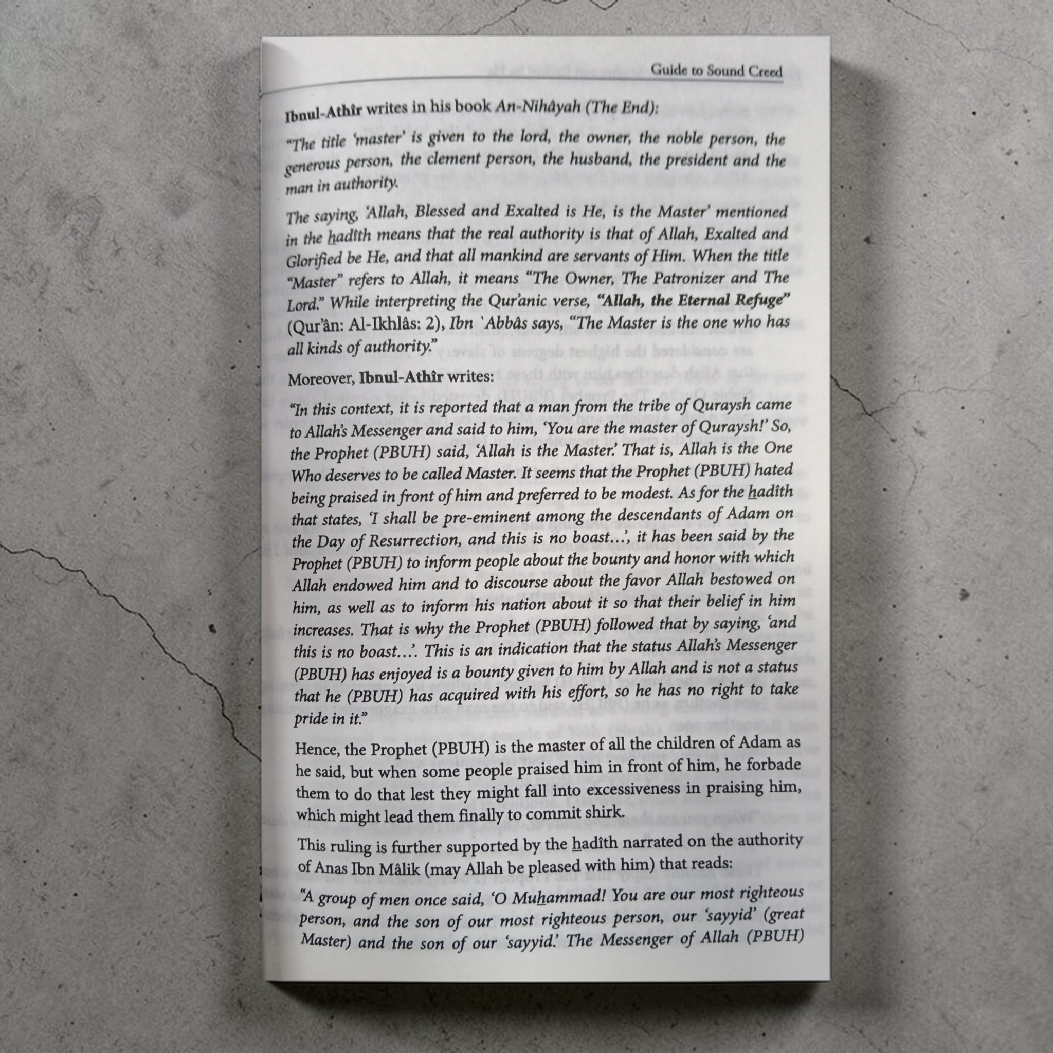 Guide to Sound Creed A Book on Muslim Creed and Faith