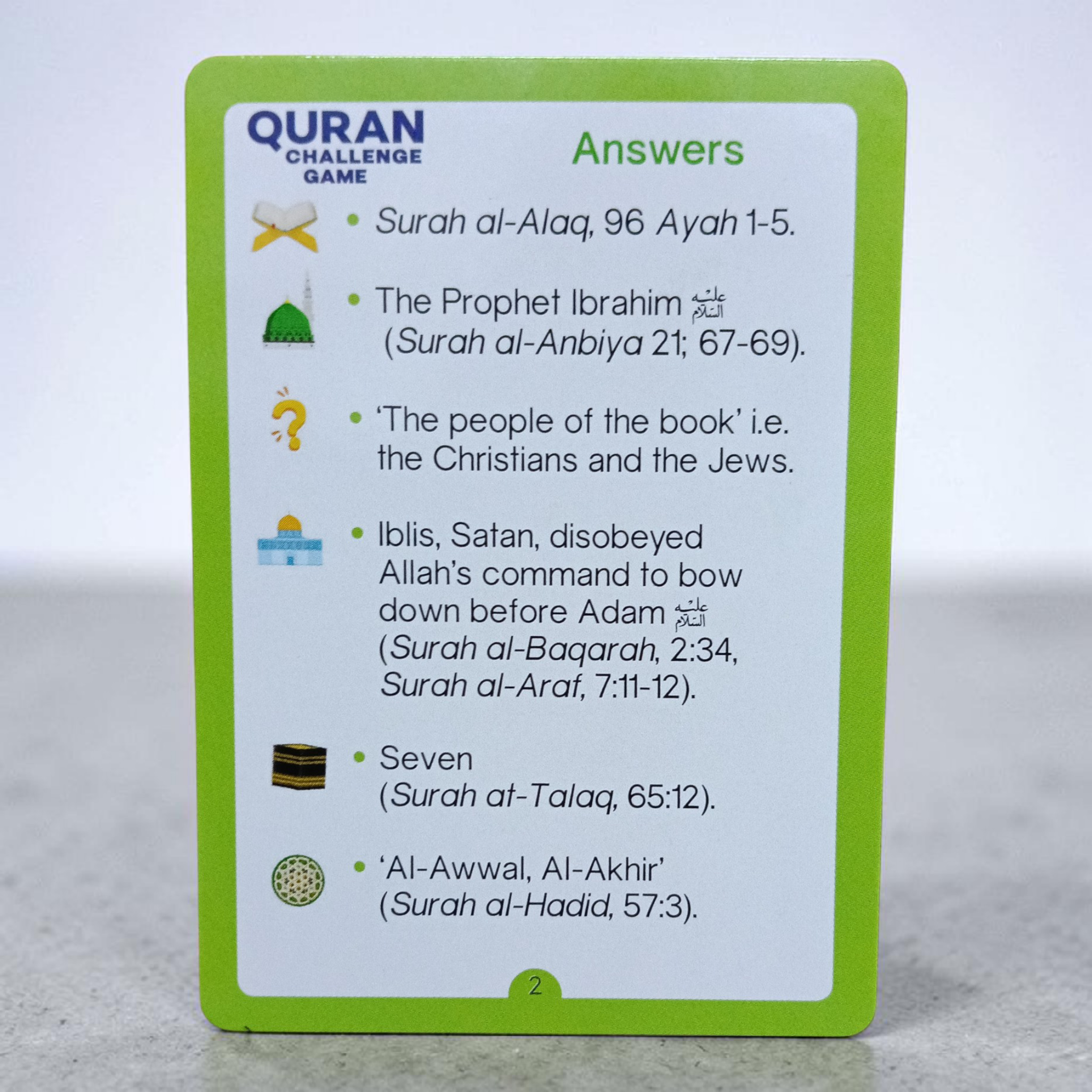 Quran Challenge Game