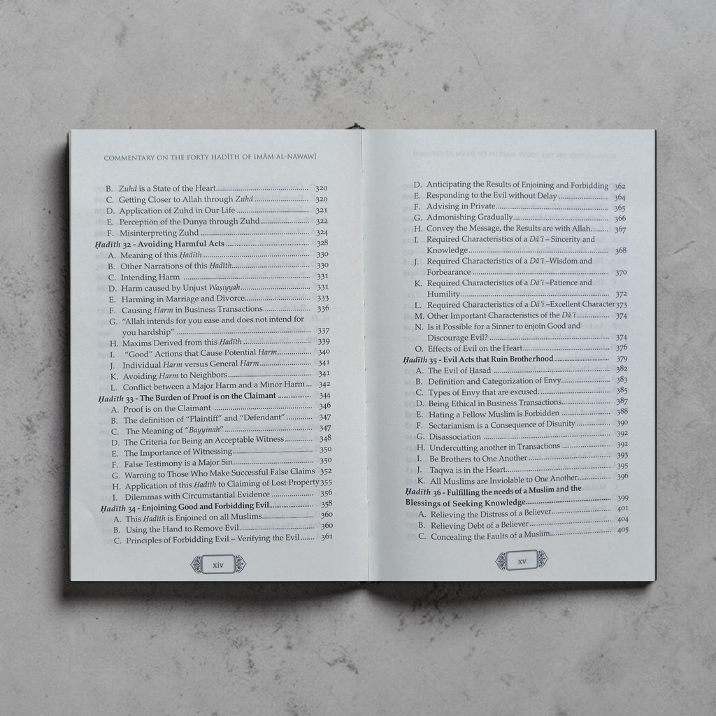 Commentary on The Forty Hadith of Imam Al-Nawawi