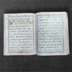 Quran 13 lines Color Coded Tajweed Large